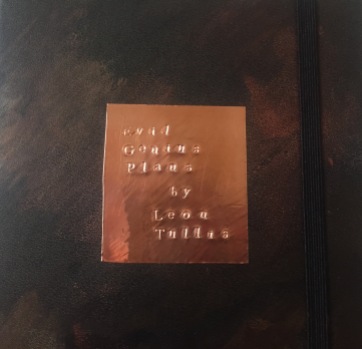 Metal stamped notebook